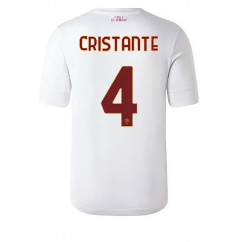 Fotbalové Dres AS Roma Bryan Cristante #4 Venkovní 2022-23 Krátký Rukáv